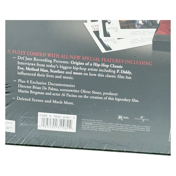 Scarface DVD Anniversary Boxset New Sealed inclu Lobby Cards Money Clip Plus NEW - Picture 4 of 8